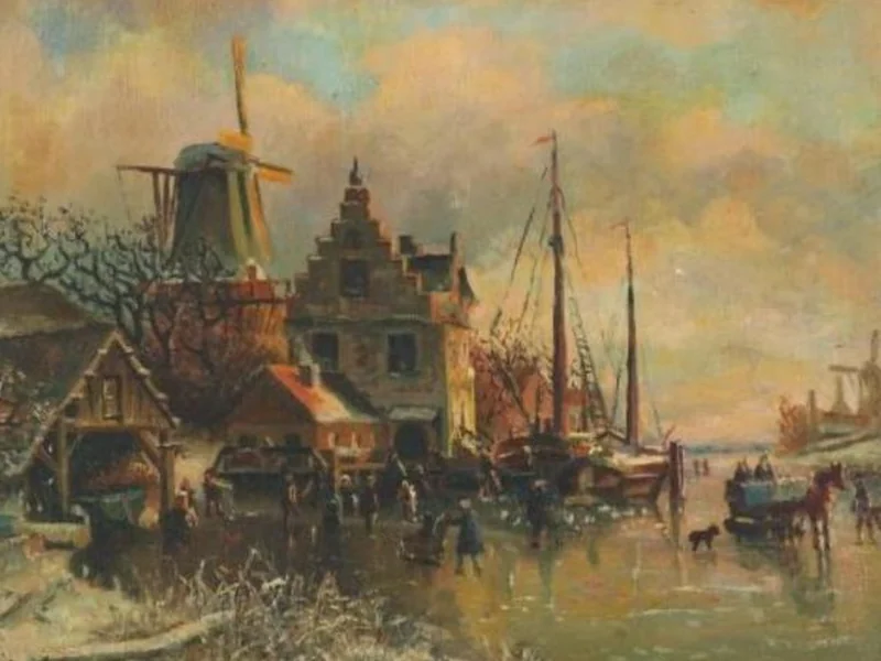 1873-Frederic Clay Bartlett - Al porto
